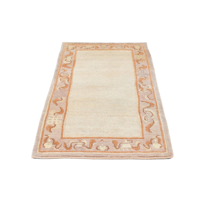 Tapis de couloir Tapis Népalais - 156 x 74 cm - beige