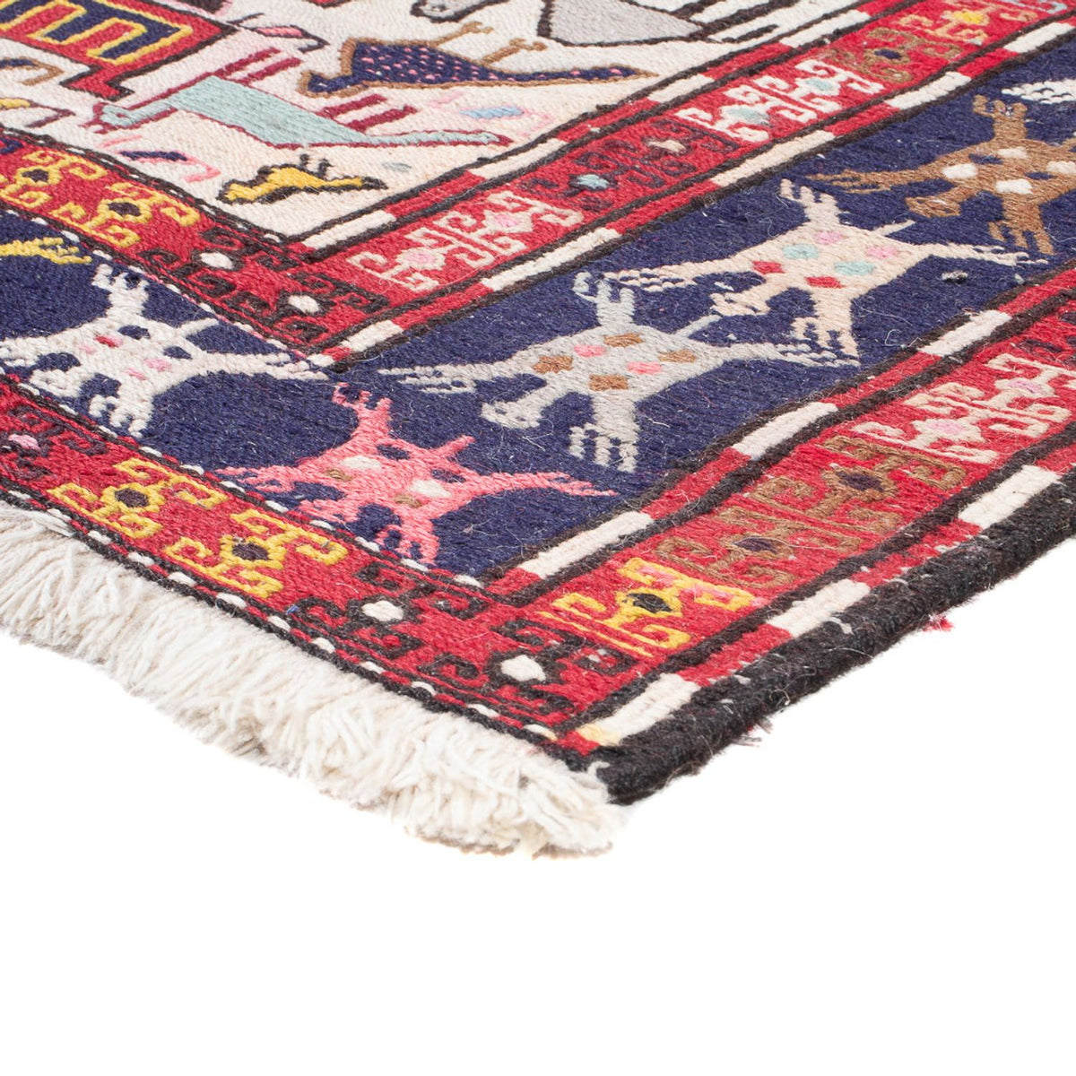 Tapis de couloir Tapis Kelim - Oriental - 135 x 109 cm - multicolore
