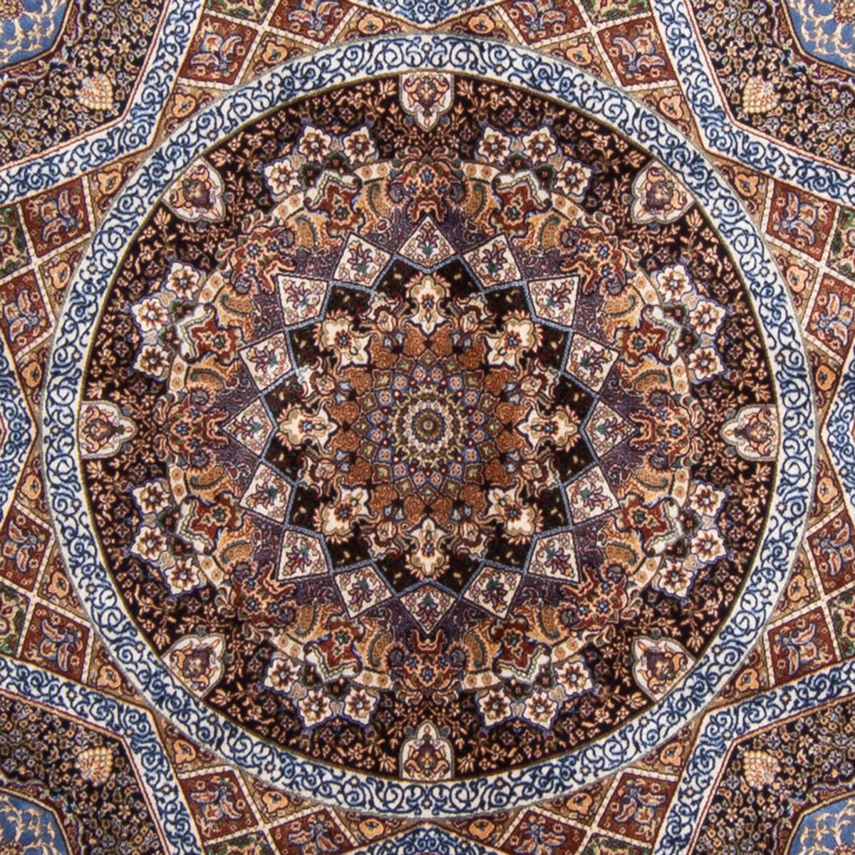 Tapis persan - Ghom - 230 x 150 cm - multicolore
