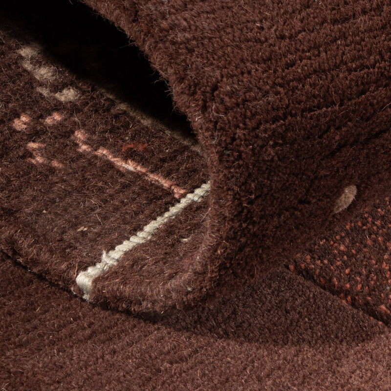 Tapis Népalais - 140 x 70 cm - beige foncé