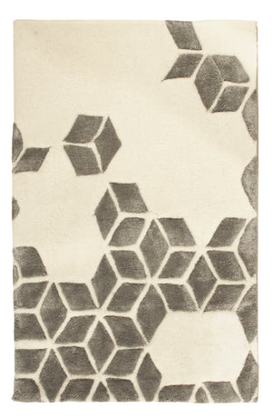 Tapis en laine - 90 x 60 cm - beige