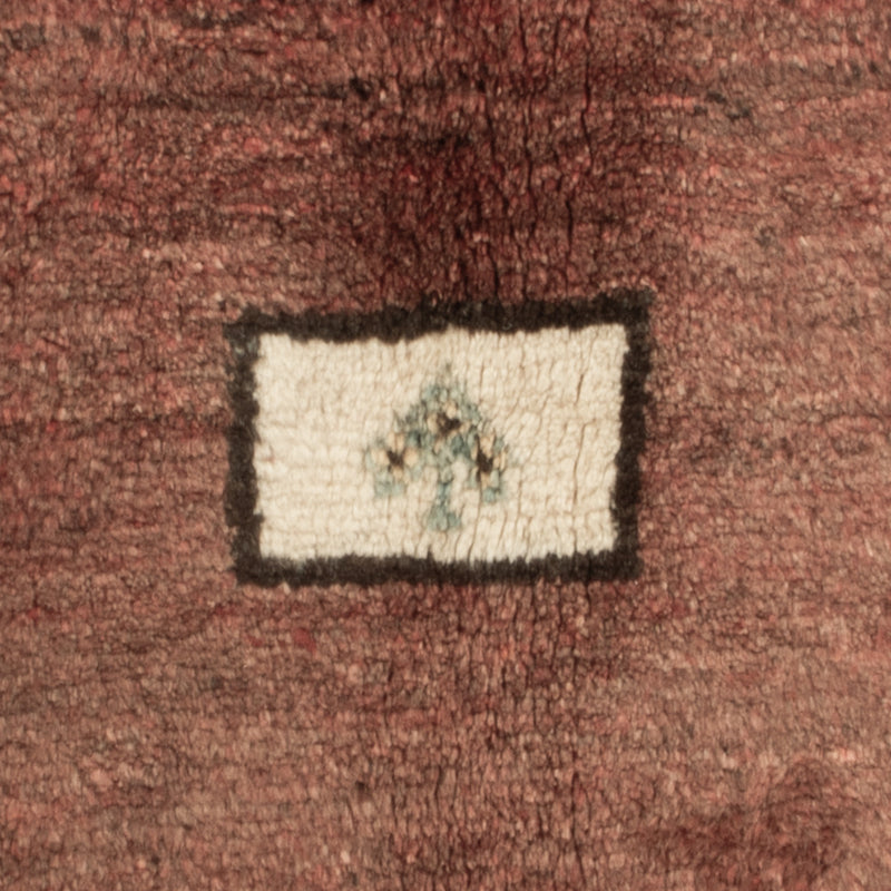 Tapis Gabbeh - Persan carré  - 100 x 93 cm - multicolore