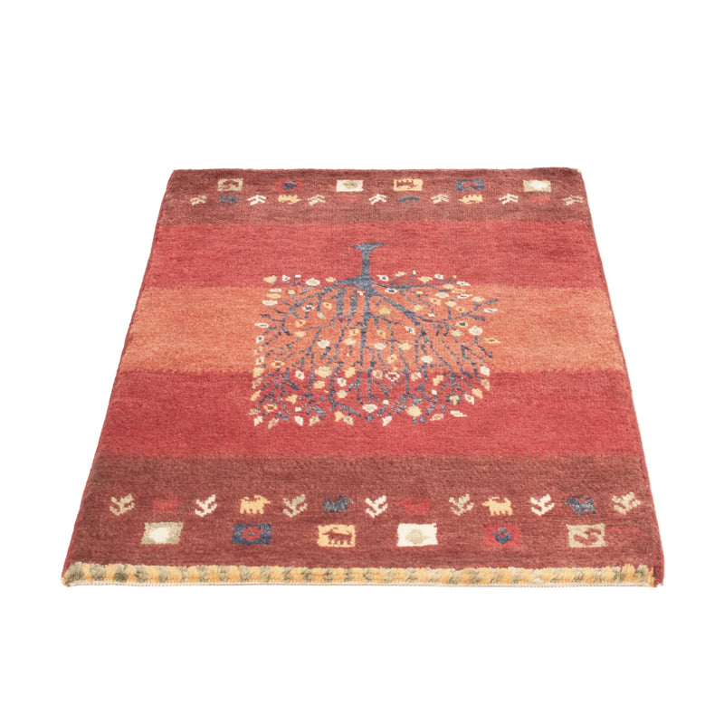 Tapis Gabbeh - Loribaft Persan - 90 x 60 cm - multicolore