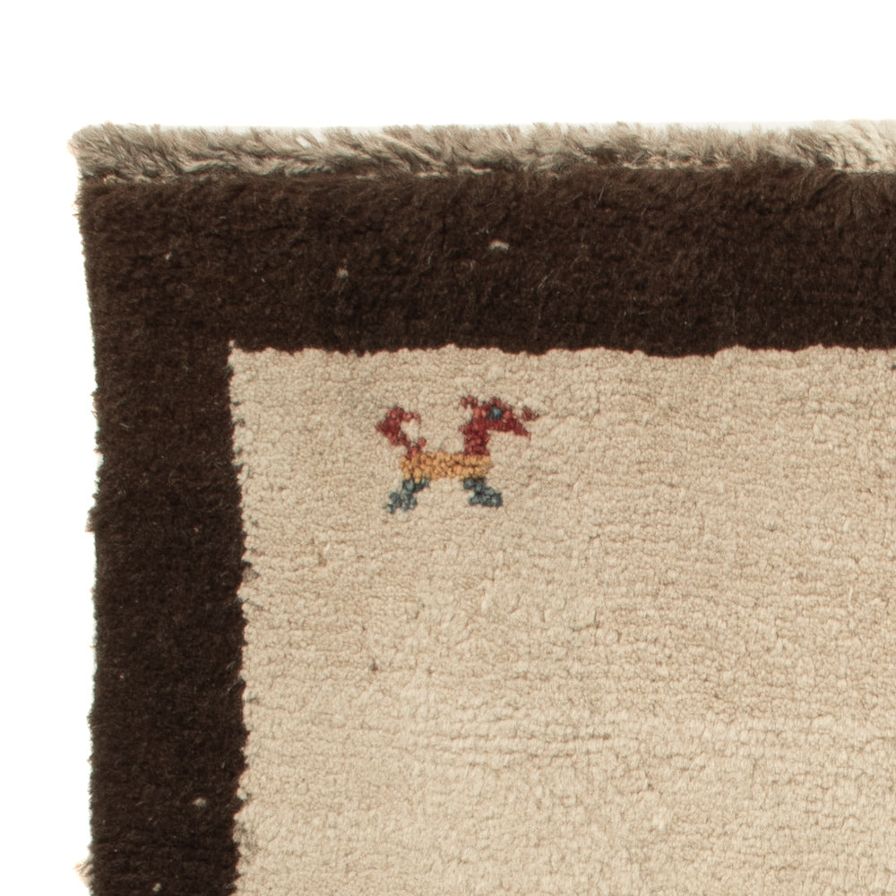 Tapis Gabbeh - Persan - 85 x 57 cm - beige
