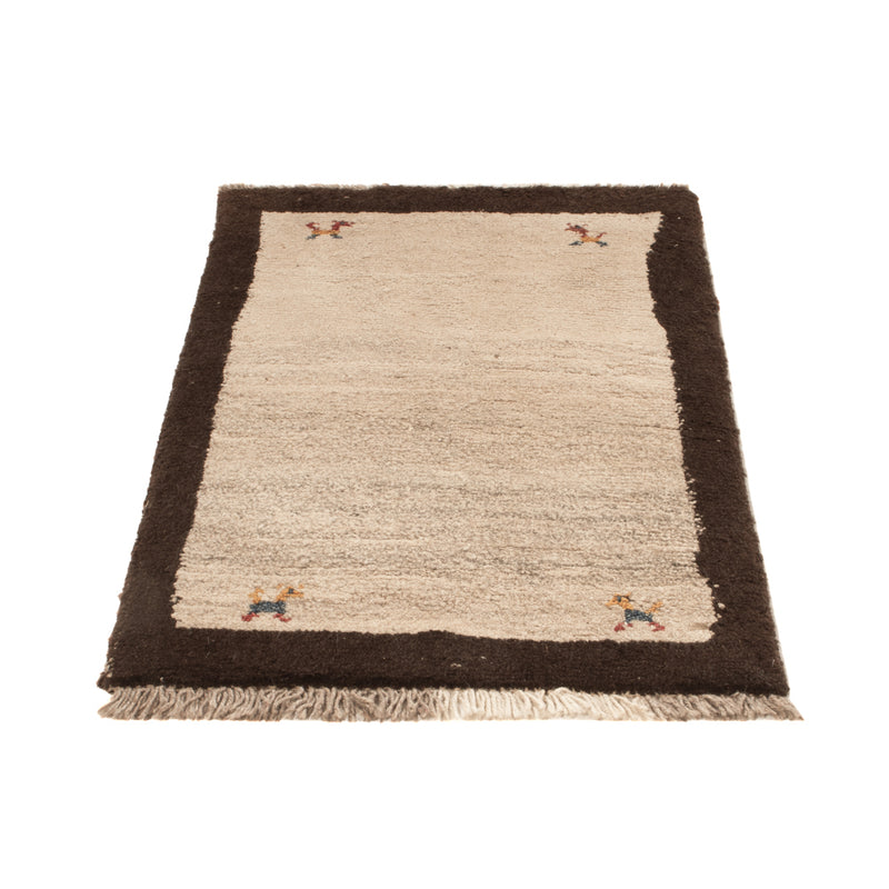Tapis Gabbeh - Persan - 85 x 57 cm - beige