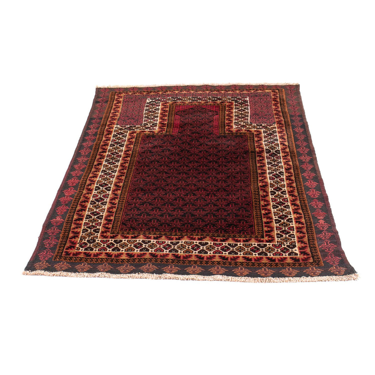 Tapis Belutsch - Tapis de prière - 140 x 90 cm - bleu foncé
