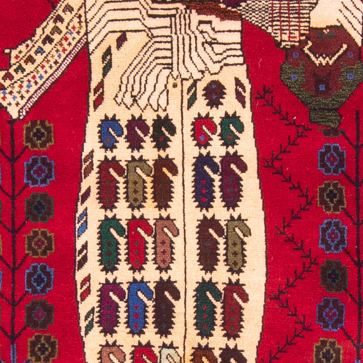 Tapis Belutsch - 157 x 102 cm - rouge