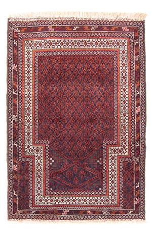 Tapis Belutsch - Tapis de prière - 146 x 99 cm - bleu foncé