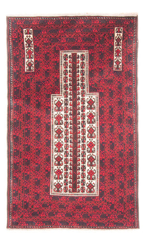 Tapis Belutsch - Tapis de prière - 154 x 89 cm - beige