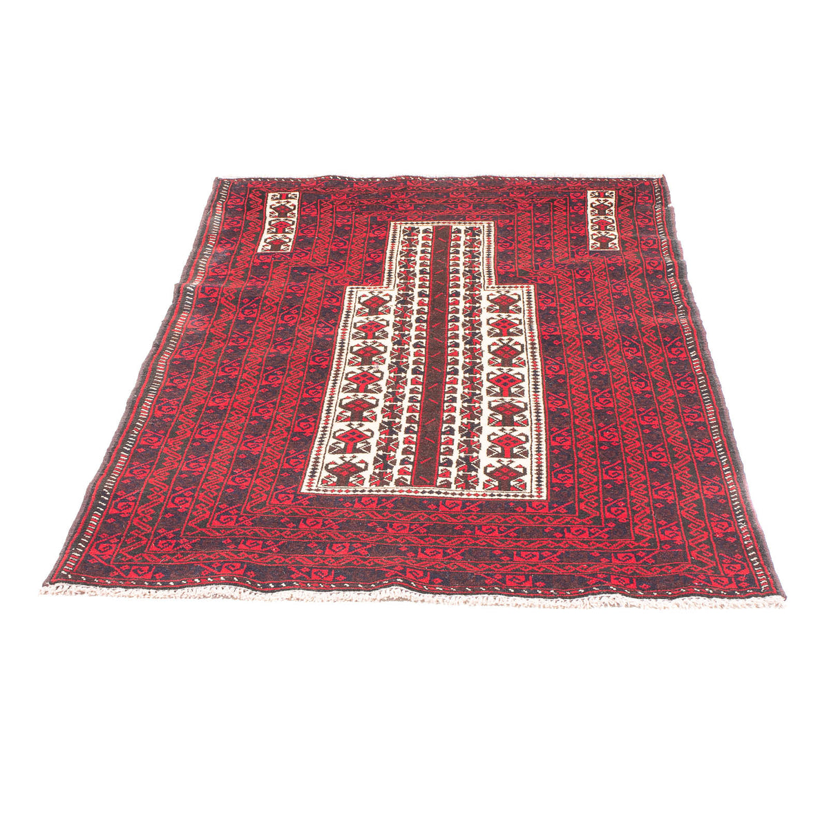 Tapis Belutsch - Tapis de prière - 154 x 89 cm - beige