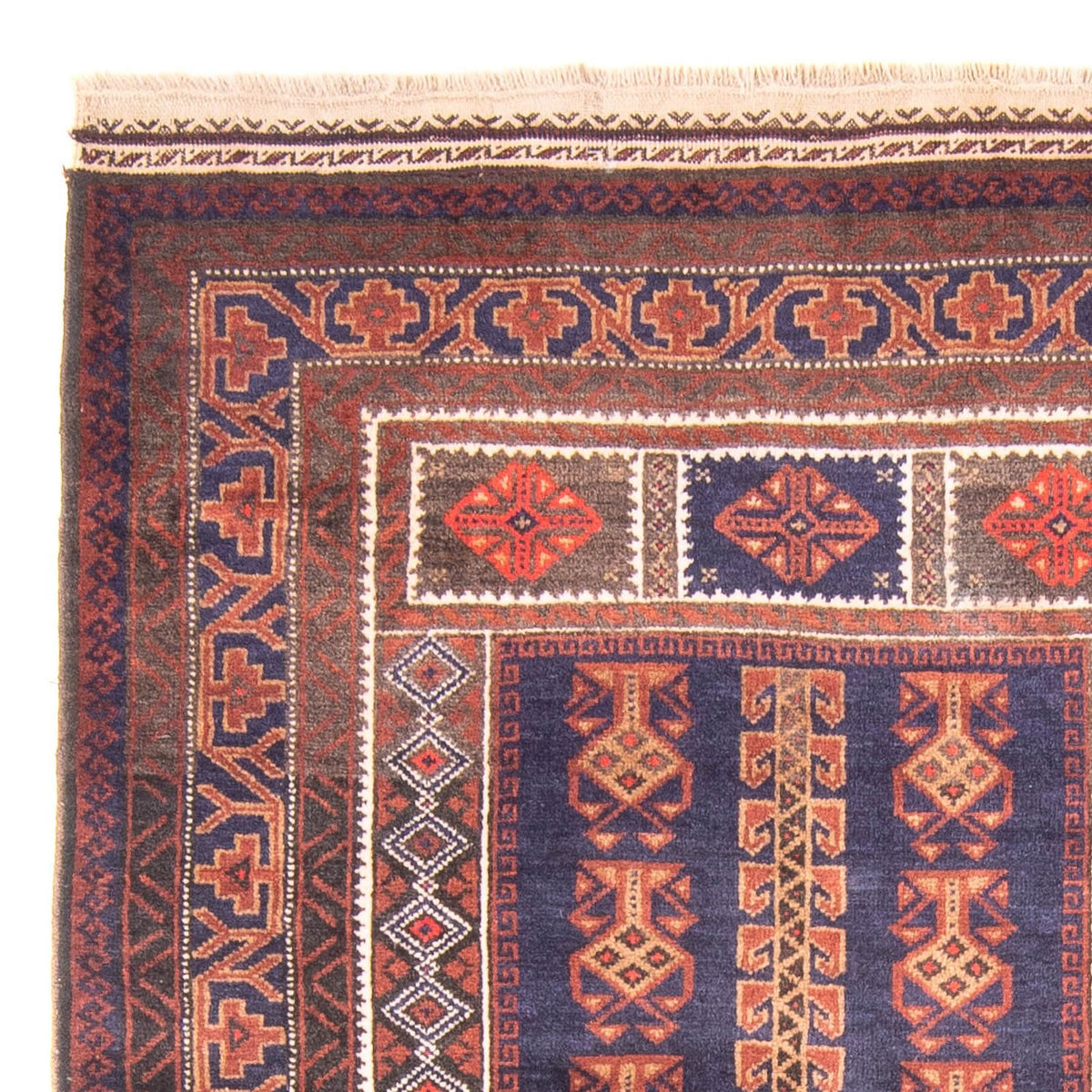 Tapis Belutsch - Tapis de prière - 147 x 92 cm - bleu