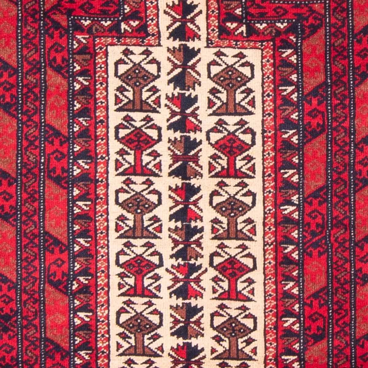 Tapis Belutsch - Tapis de prière - 135 x 100 cm - beige