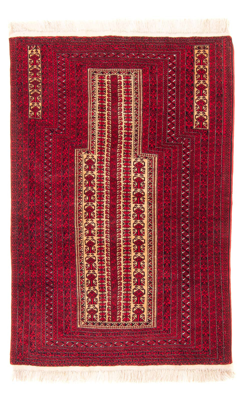 Tapis Belutsch - Tapis de prière - 132 x 92 cm - beige