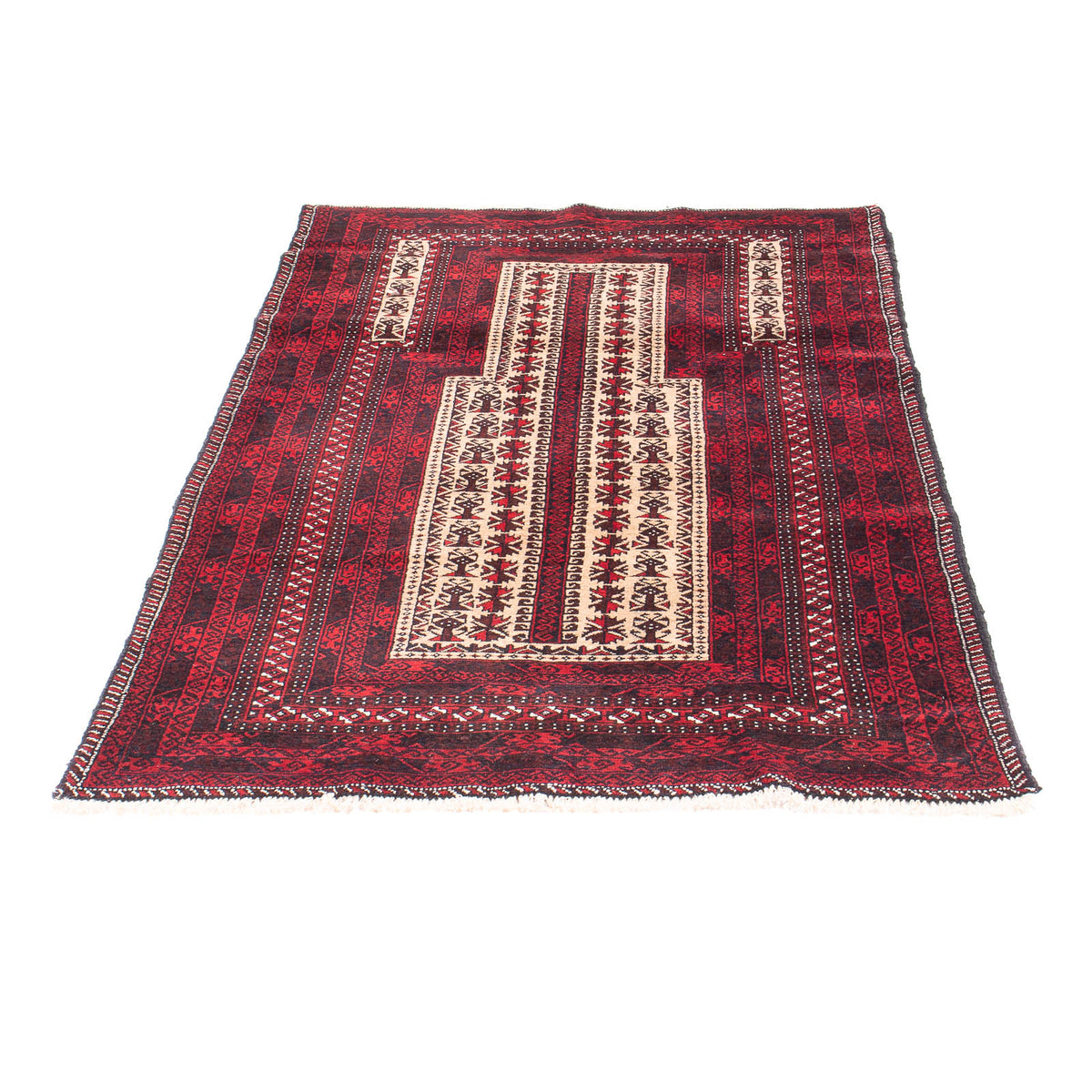 Tapis Belutsch - Tapis de prière - 154 x 93 cm - beige