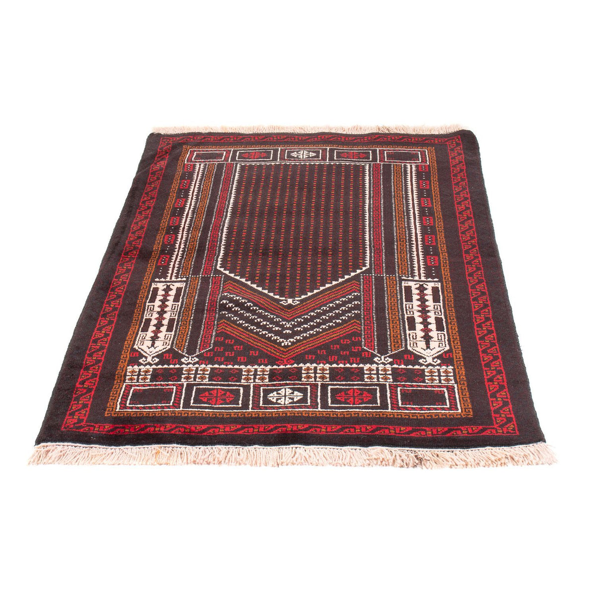 Tapis Belutsch - Tapis de prière - 130 x 86 cm - bleu foncé