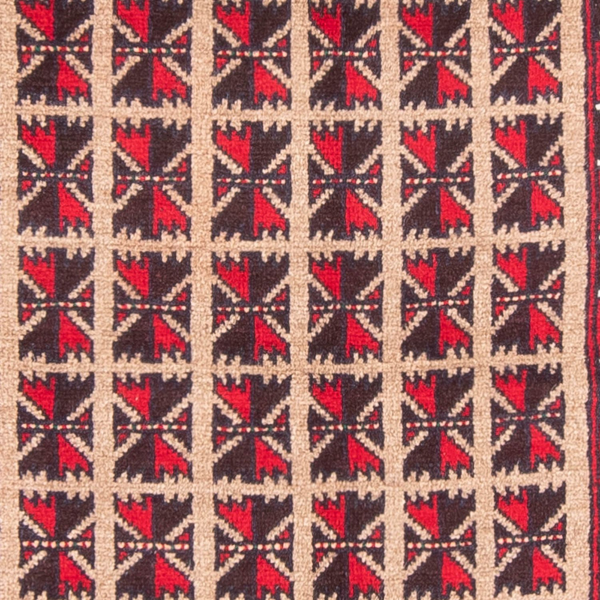 Tapis Belutsch - Tapis de prière - 140 x 93 cm - beige