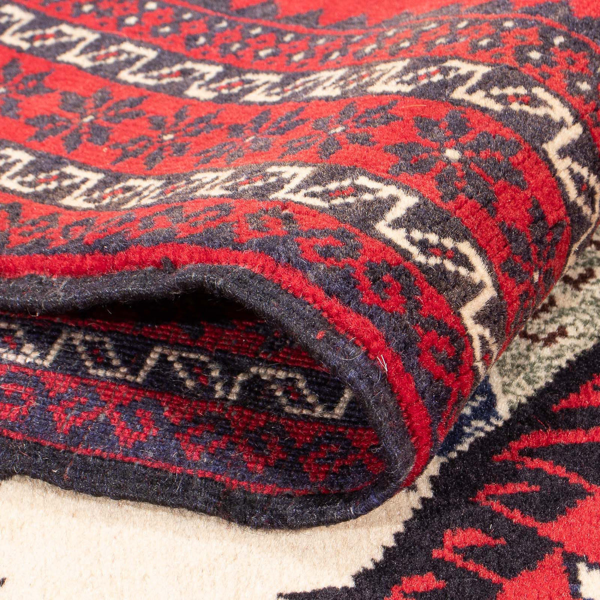 Tapis Belutsch - 138 x 89 cm - rouge