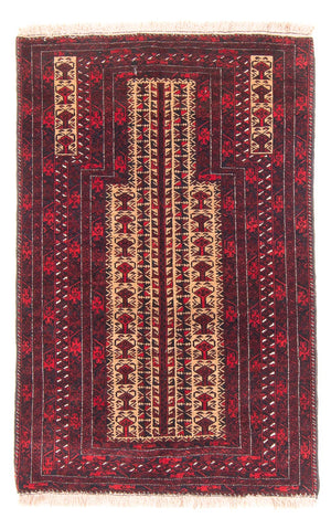 Tapis Belutsch - Tapis de prière - 130 x 83 cm - beige