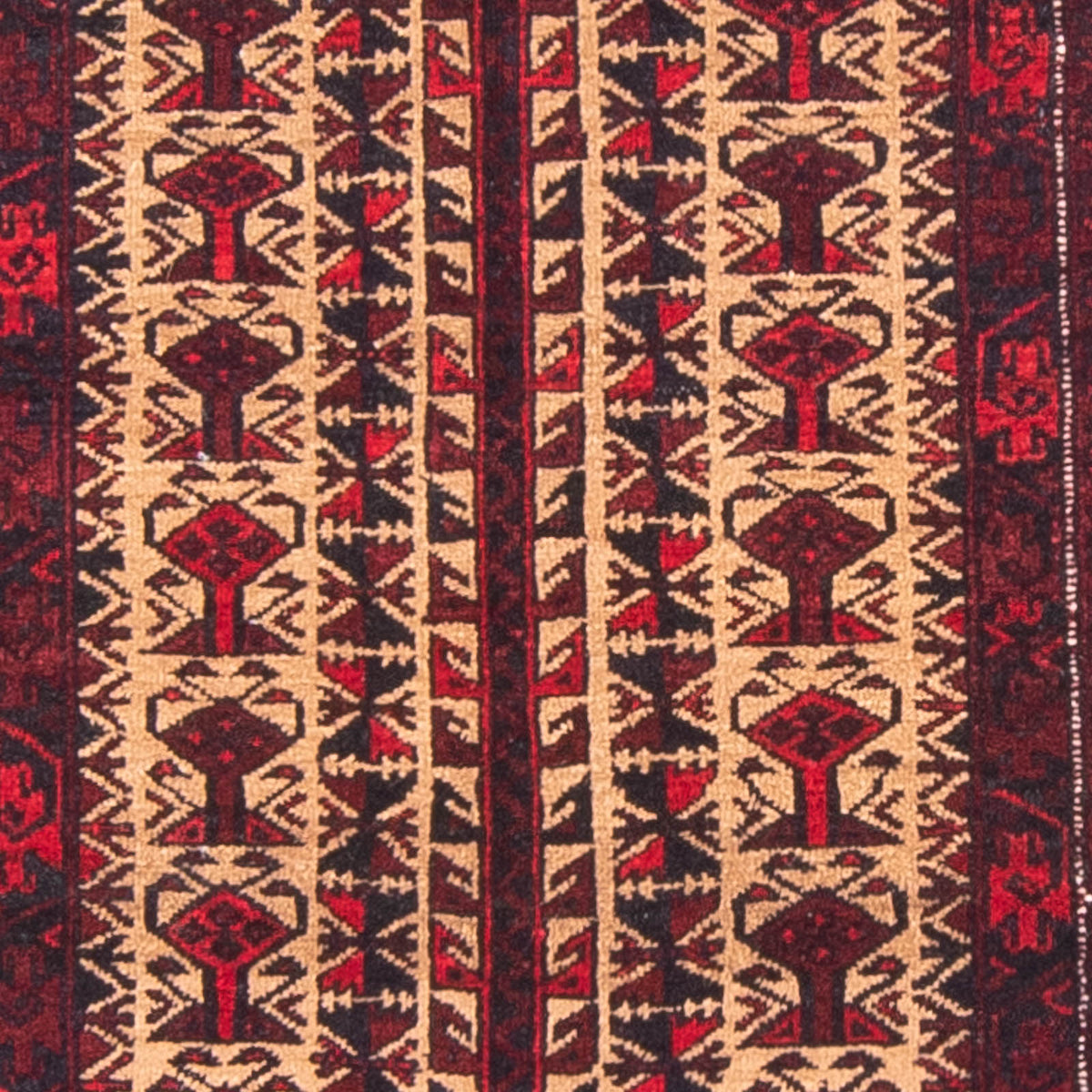 Tapis Belutsch - Tapis de prière - 130 x 83 cm - beige