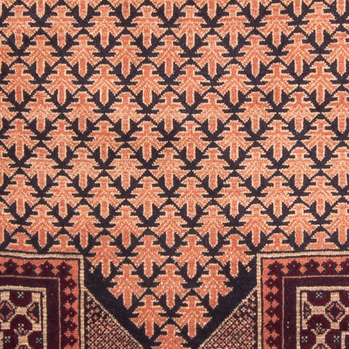 Tapis Belutsch - Tapis de prière - 146 x 92 cm - beige