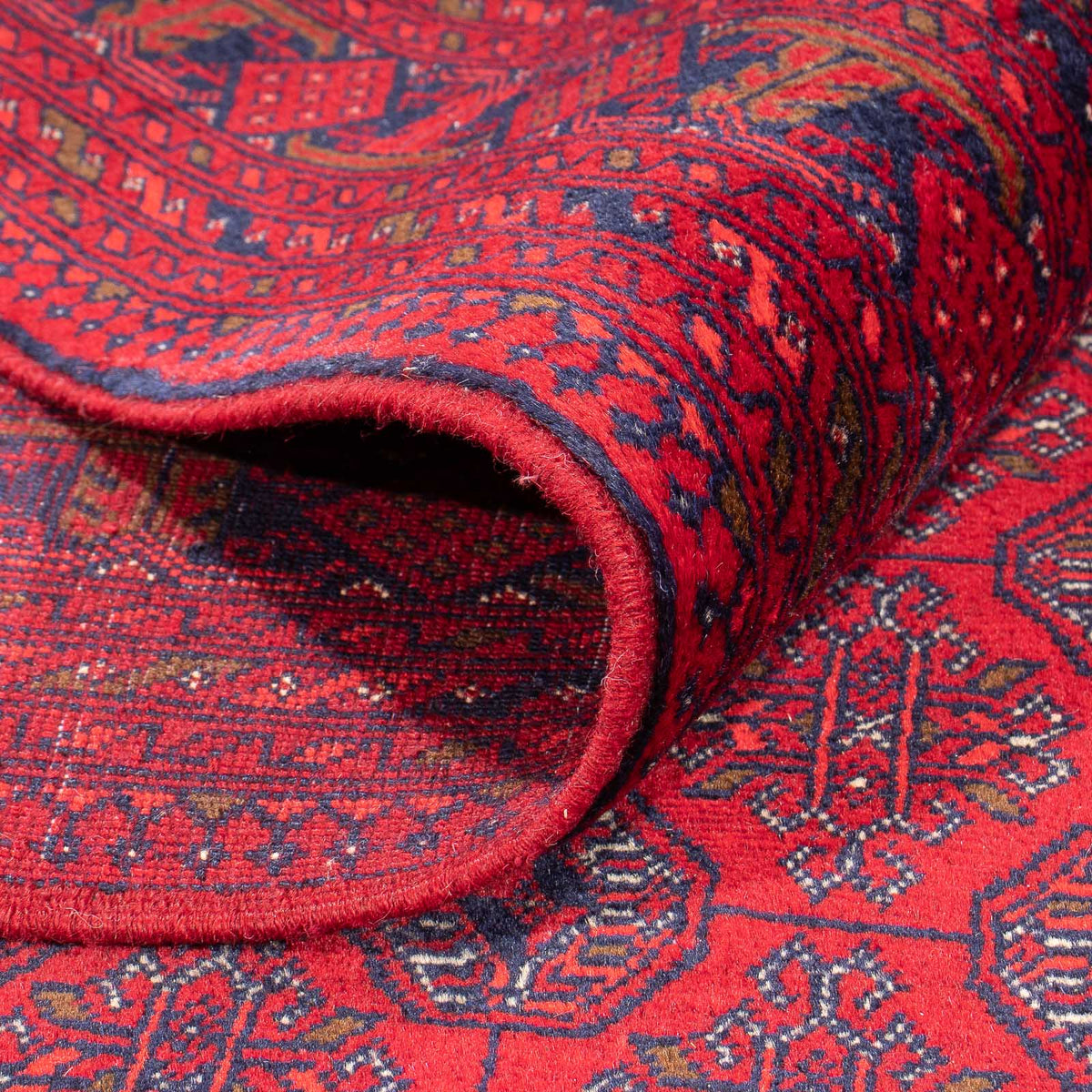 Tapis afghan - Boukhara - 340 x 240 cm - rouge