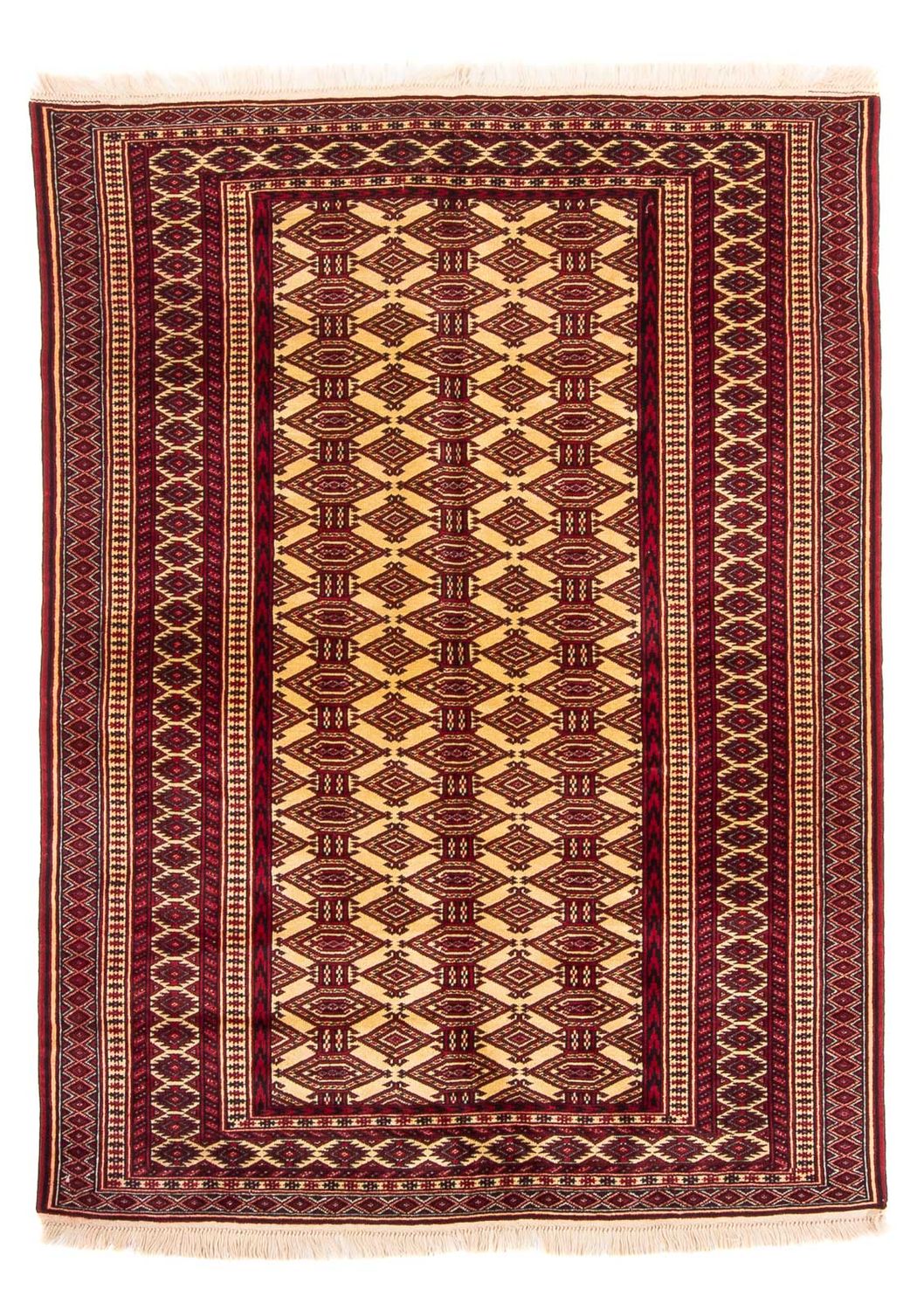 Tapis Turkaman - 176 x 128 cm - beige