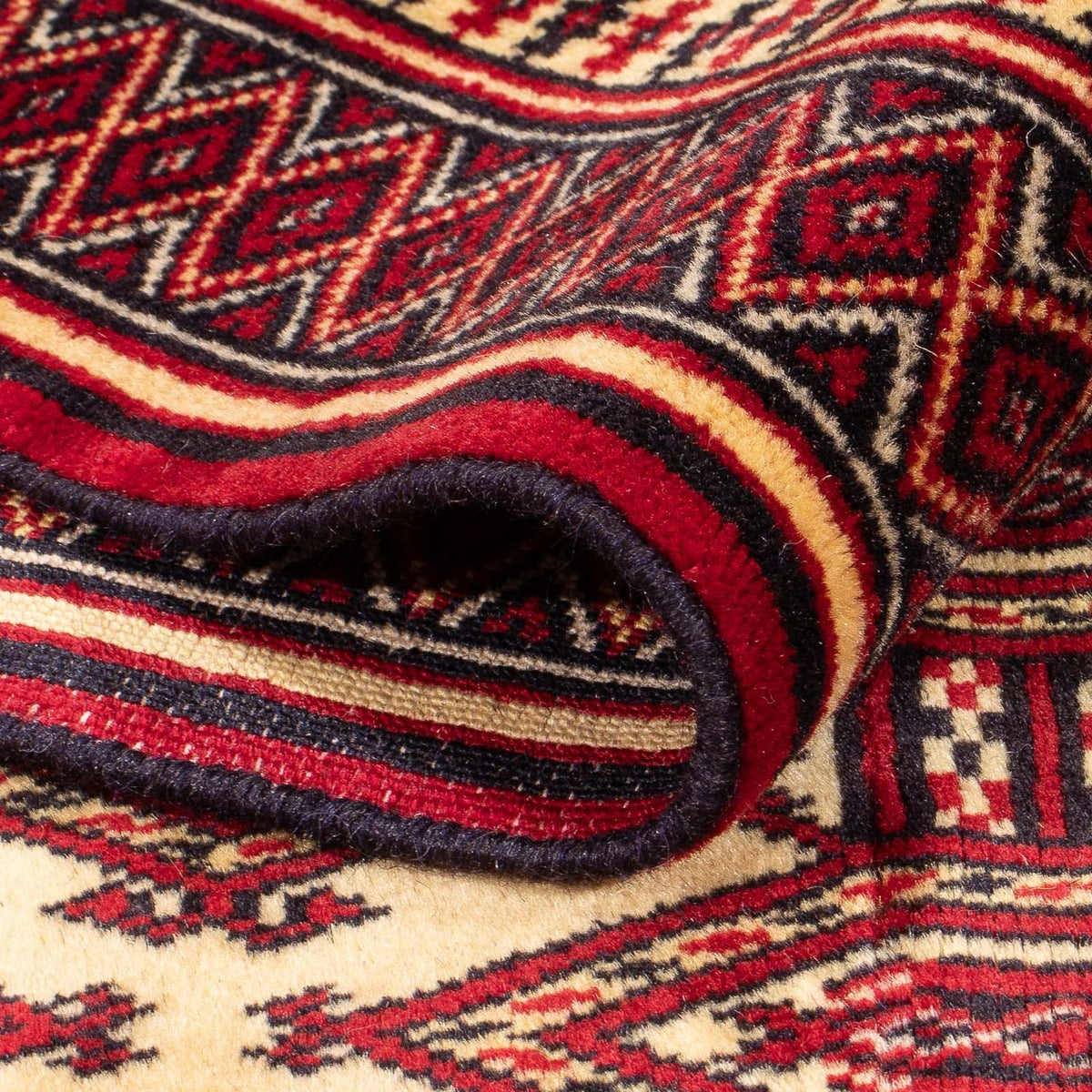 Tapis Turkaman - 176 x 128 cm - beige