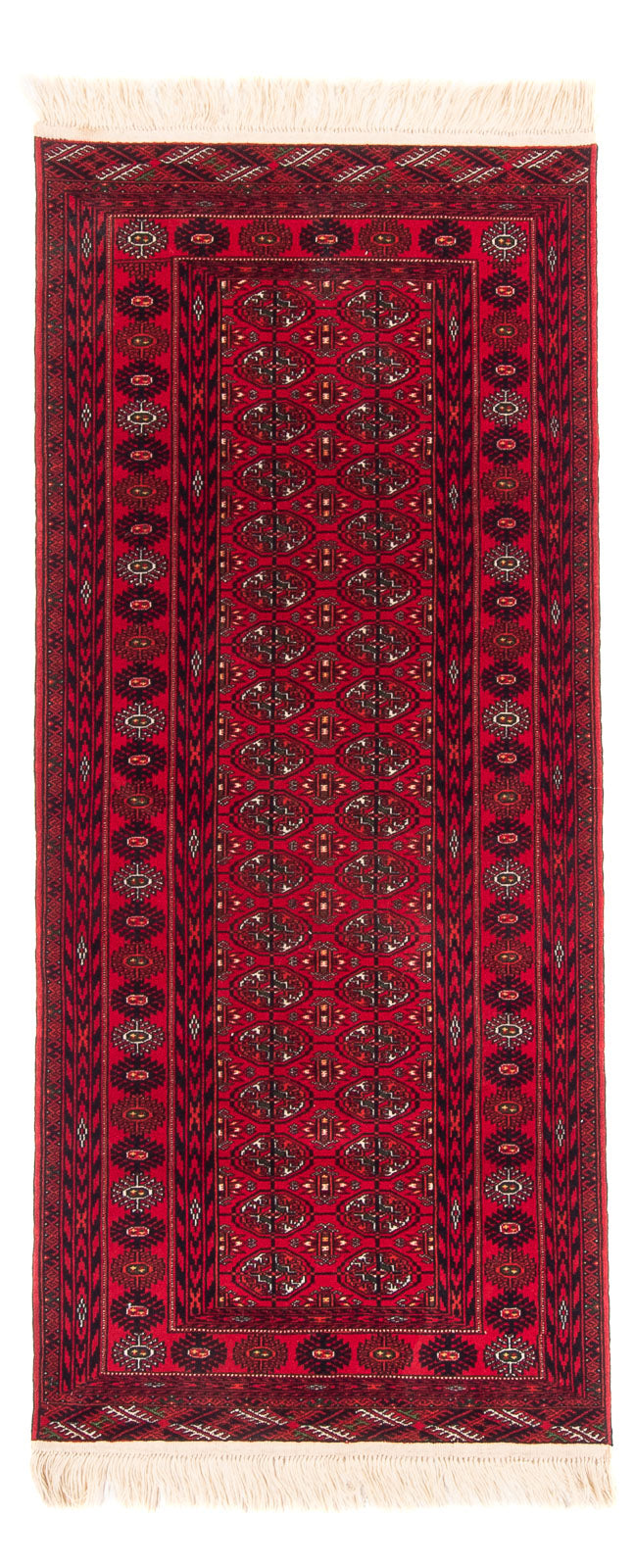 Tapis de couloir Tapis afghan - 190 x 82 cm - rouge