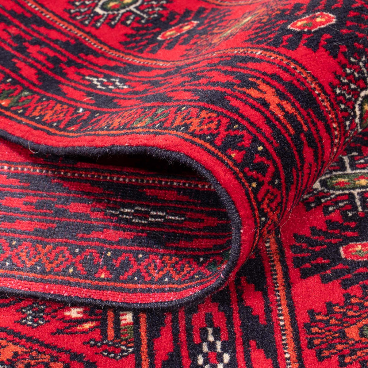 Tapis de couloir Tapis afghan - 190 x 82 cm - rouge