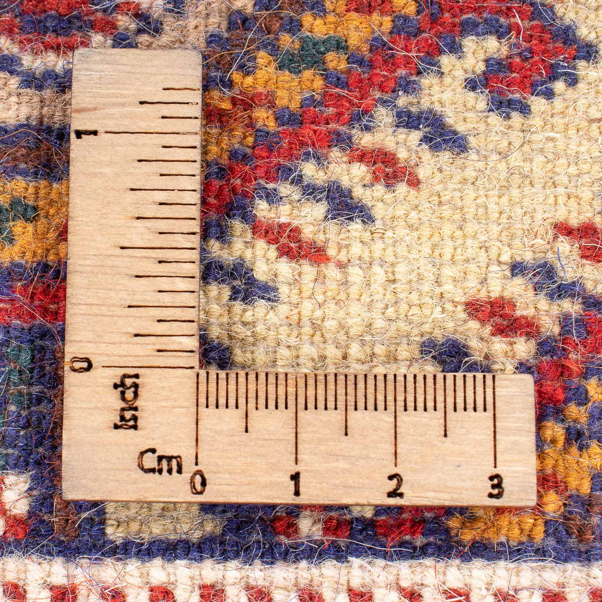 Tapis de couloir Tapis afghan - 390 x 90 cm - beige