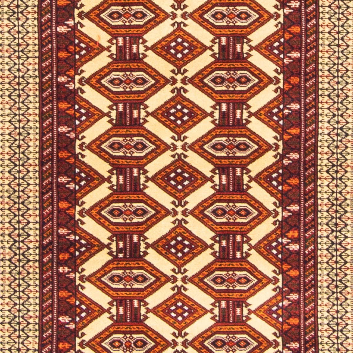 Tapis de couloir Tapis Turkaman - 185 x 85 cm - beige