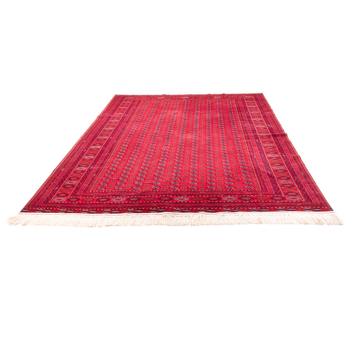 Tapis afghan - Boukhara - 380 x 300 cm - rouge