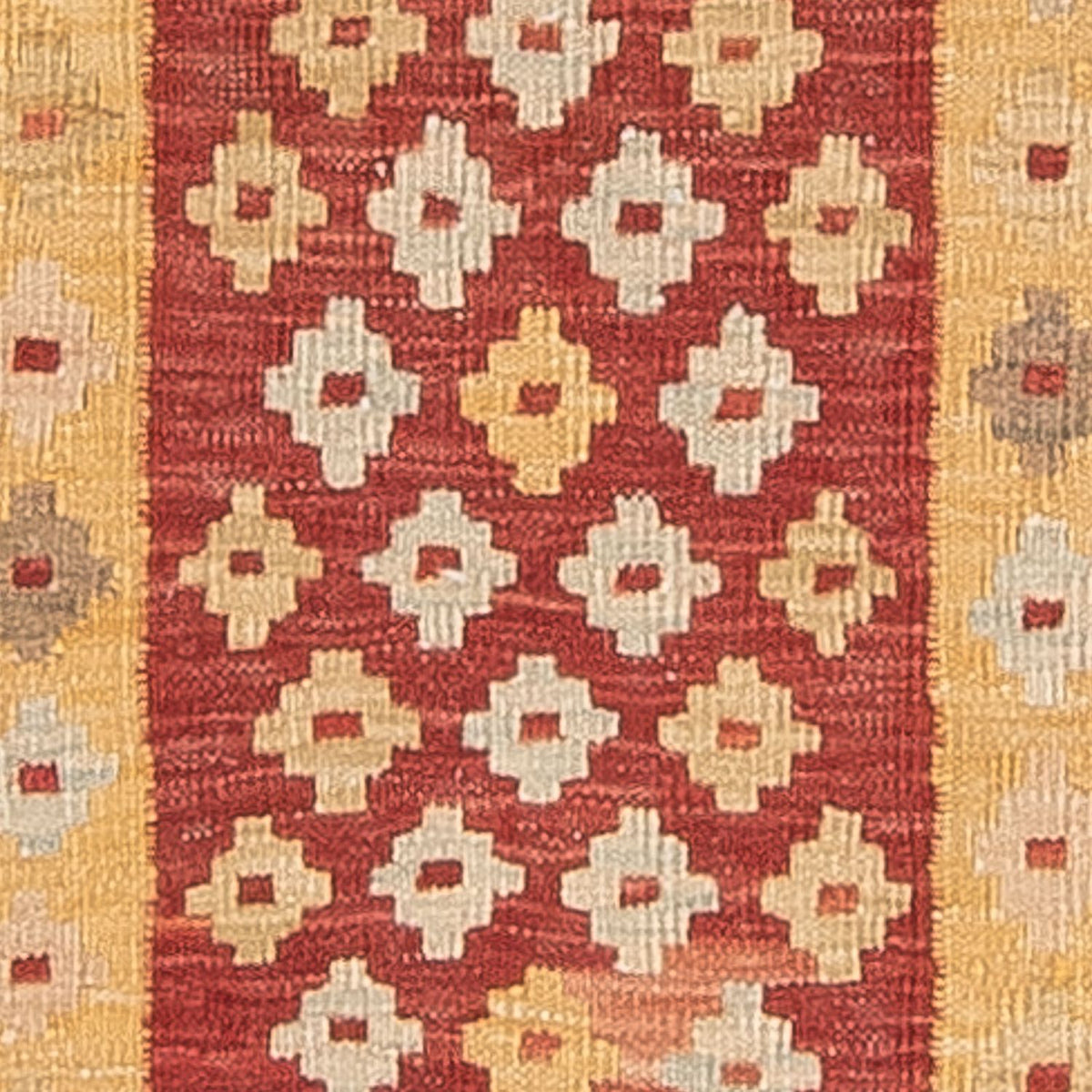 Tapis de couloir Tapis Kelim - Splash - 197 x 71 cm - multicolore