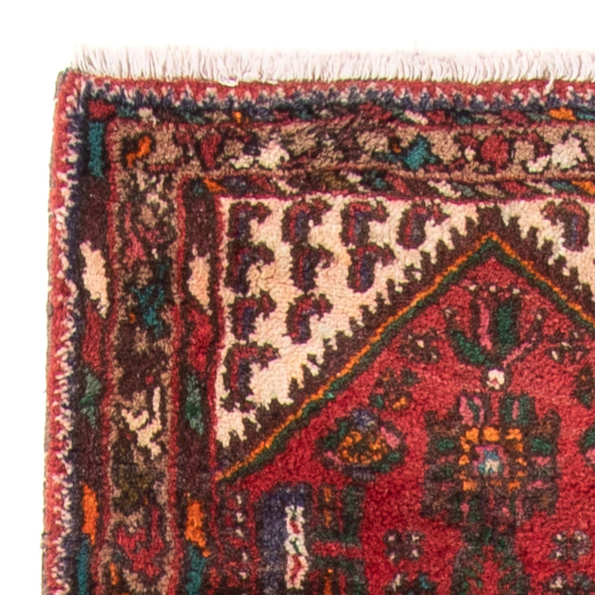 Tapis de couloir Tapis persan - Nomadic - 295 x 81 cm - rouge