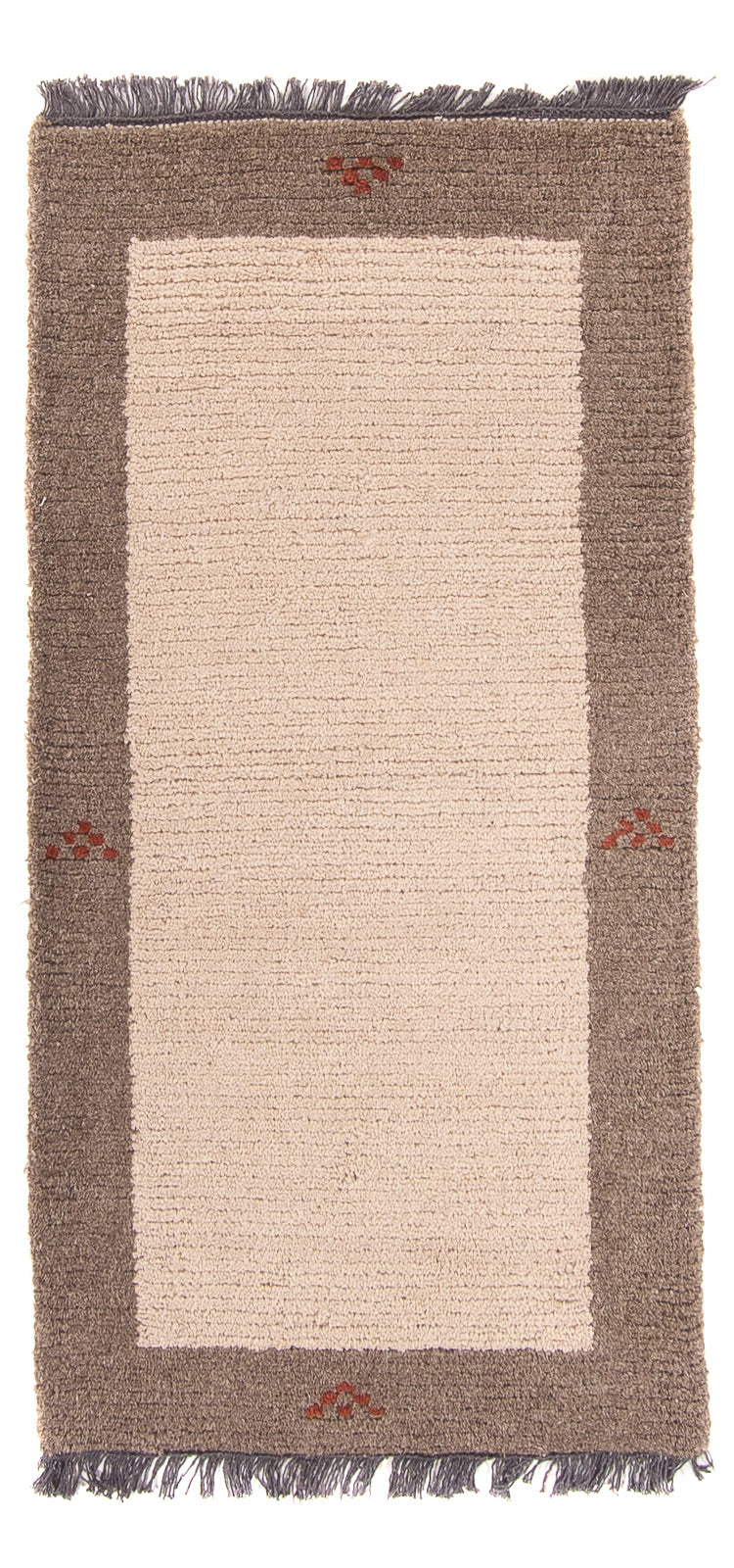 Tapis Népalais - 140 x 70 cm - beige