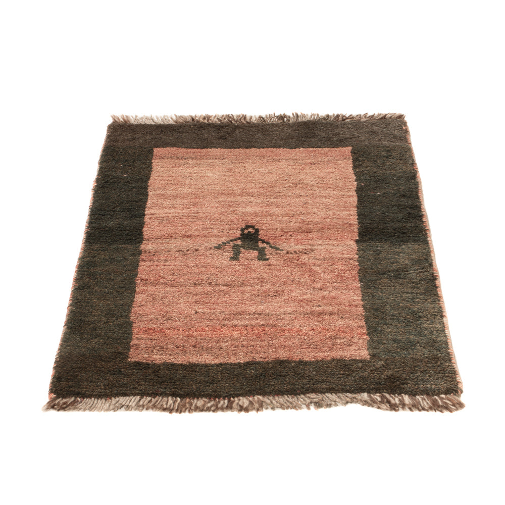 Tapis Gabbeh - Persan - 82 x 56 cm - beige