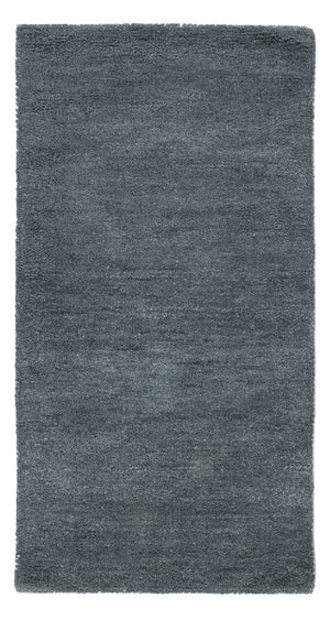 Tapis en laine - 143 x 72 cm - bleu pétrole