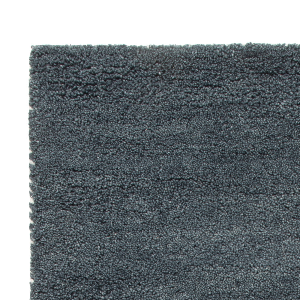 Tapis en laine - 143 x 72 cm - bleu pétrole