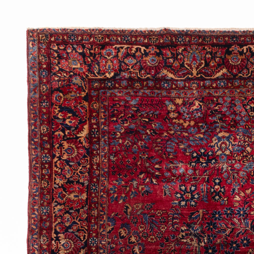 Tapis persan - Classique - Milvia - 360 x 270 cm - rouge foncé