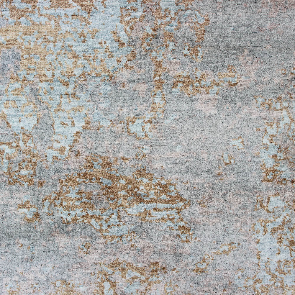 Tapis design - 309 x 241 cm - argent