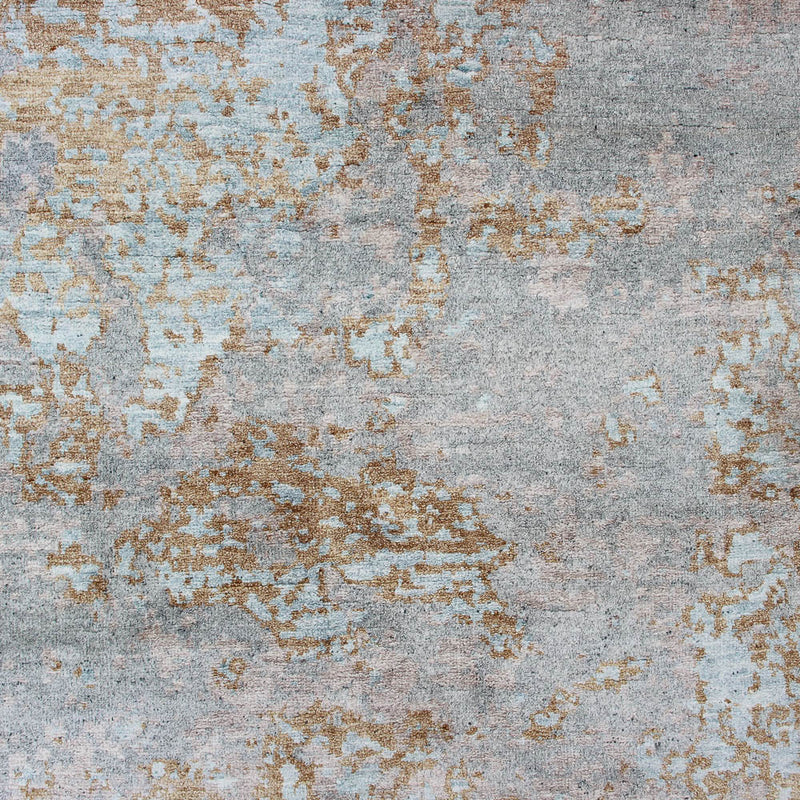 Tapis design - 309 x 241 cm - argent