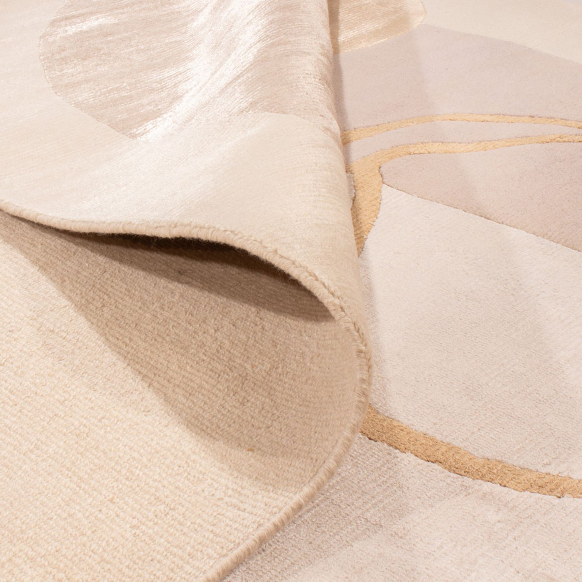 Tapis design - 241 x 166 cm - beige