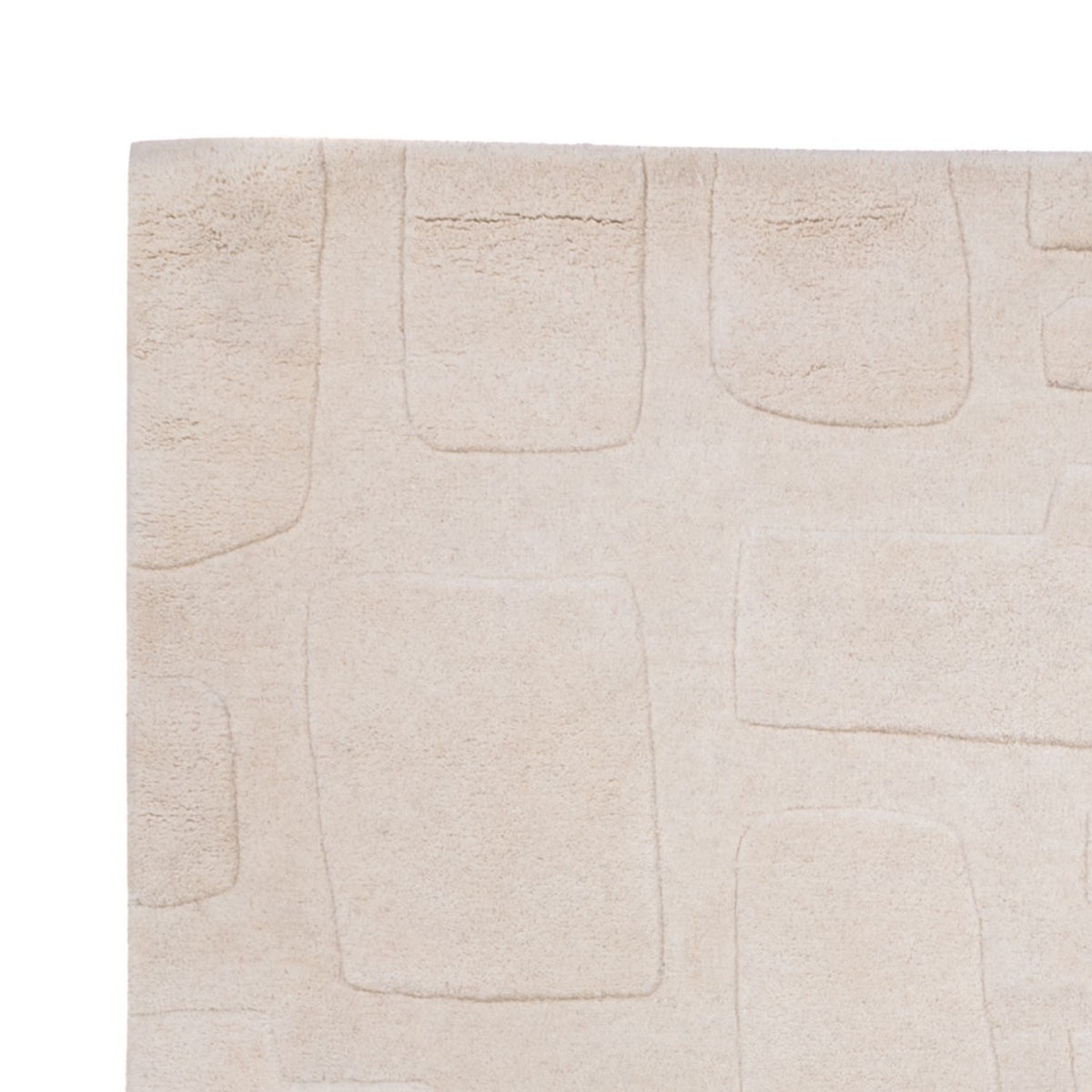 Tapis design - 200 x 140 cm - beige