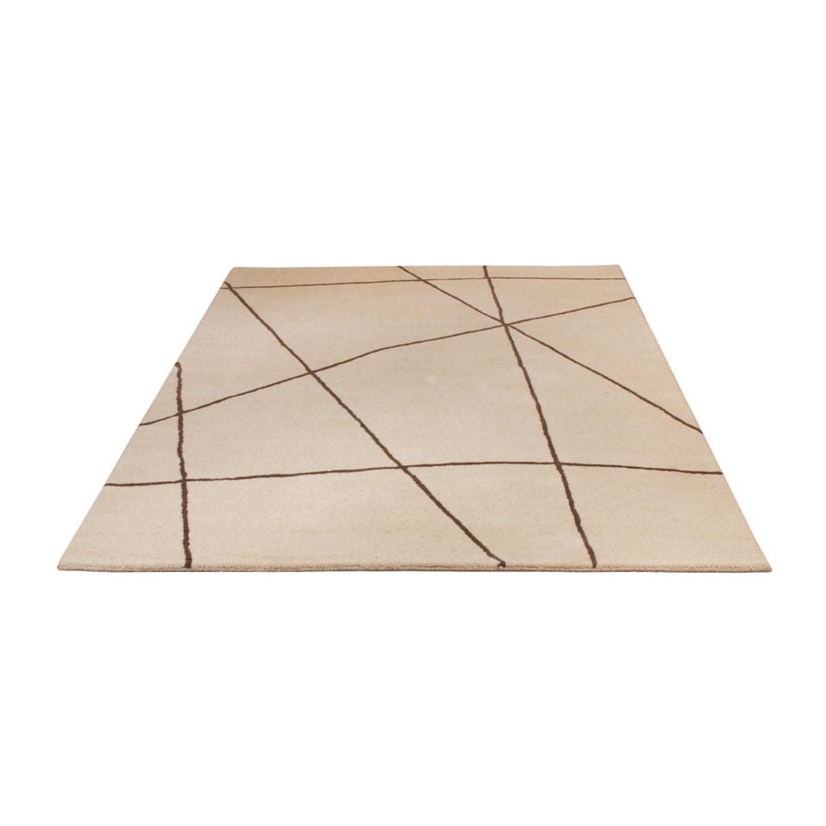 Tapis en laine - 200 x 140 cm - beige