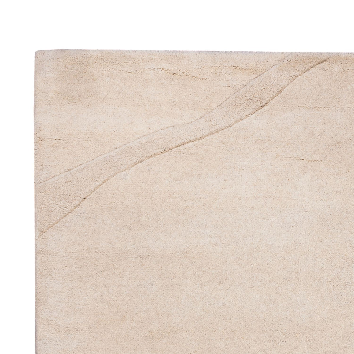 Tapis en laine - 200 x 140 cm - beige