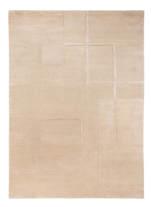 Tapis en laine - 200 x 140 cm - beige