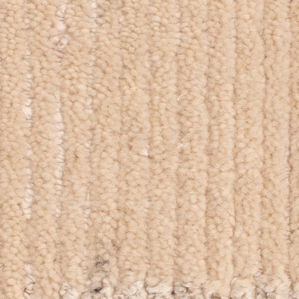 Tapis design carré  - 30 x 30 cm - blanc naturel