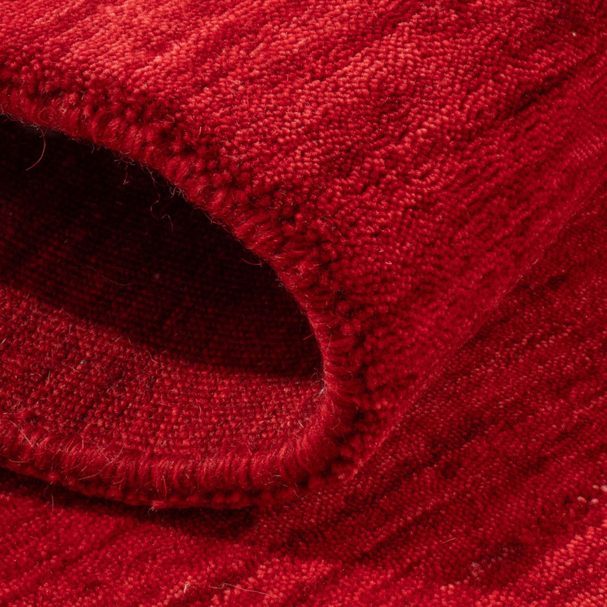 Tapis Gabbeh - Loribaft Softy - 145 x 72 cm - rouge