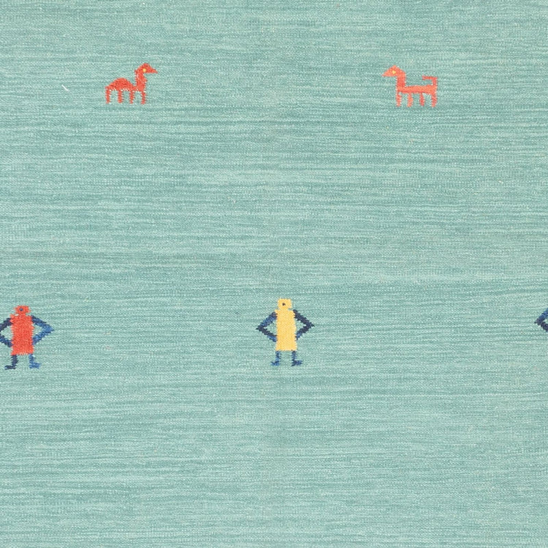 Tapis Kelim - Tendance - 240 x 160 cm - turquoise