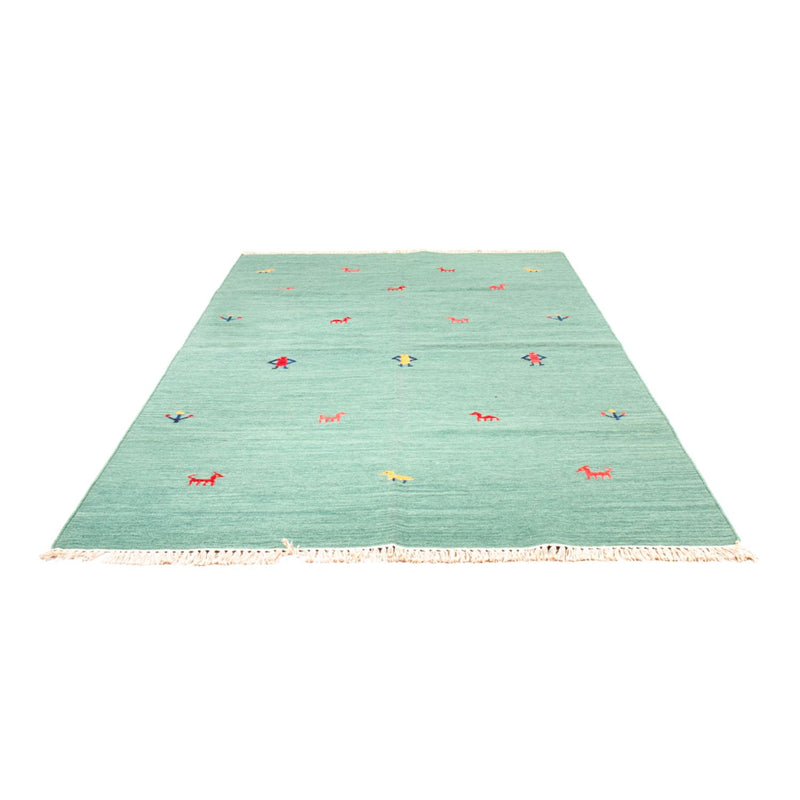 Tapis Kelim - Tendance - 240 x 160 cm - turquoise